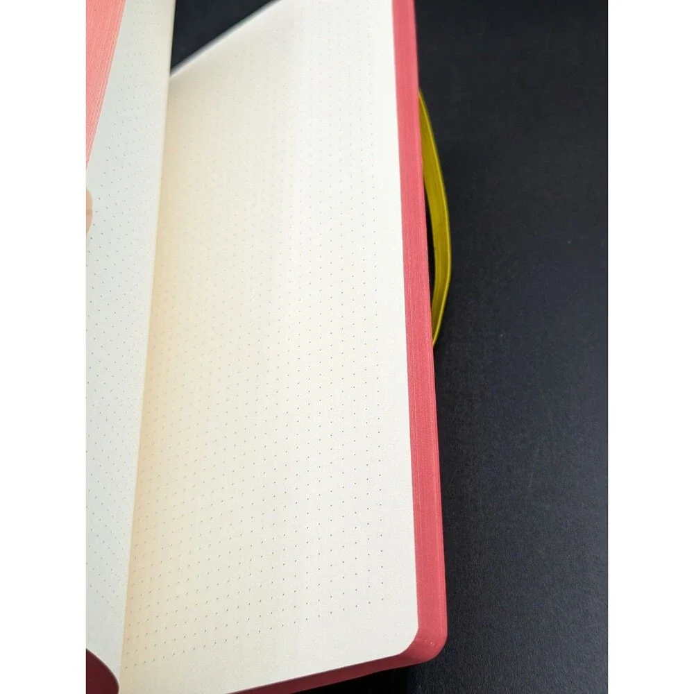 Swatch Promotional Giveaway Red Notebook Dotted Paper New